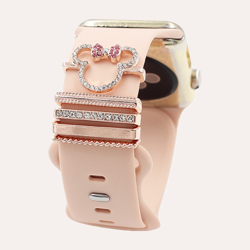 Smartwatch Watch Accessories - 5pcs 만화 마우스 라인 석 시계