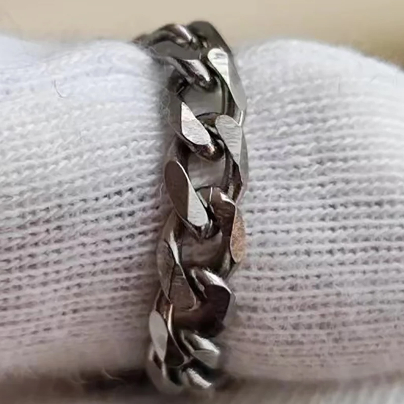 Ceramic Link Bracelet - I-souled 여성용 티타늄 체인 팔찌, 여아용