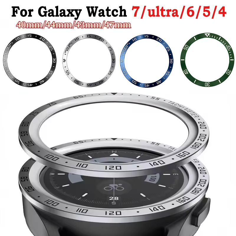 Accessories For Galaxy Watch 5 - 삼성 갤럭시 워치용 금속 베젤, 시간