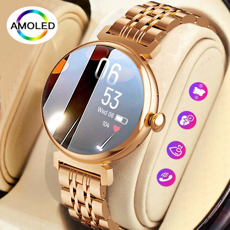 Smartwatch Face - 여성용 AMOLED 스크린 패션 스마트 워치
