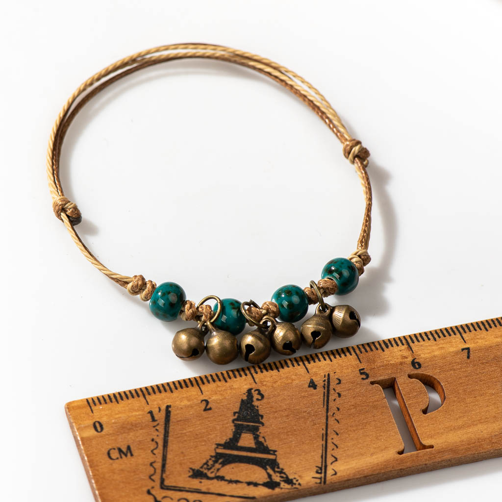 수제 세라믹 복고풍 스타일 비즈 조정 가능한 크기 팔찌 - Ceramic Link Bracelet 리뷰 및 가격