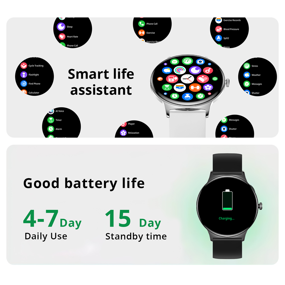 COLMI 여성용 스마트 워치, AMOLED 디스플레이 - Smartwatch Face 리뷰 및 가격